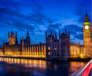 Westminster at dusk